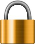 Gold Iron Padlock PNG Clip Art  - High-quality PNG Clipart Image from ClipartPNG.com