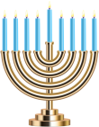 Gold Menorah PNG Clip Art  - High-quality PNG Clipart Image from ClipartPNG.com
