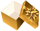 Gold Open Gift PNG Clipart - High-quality PNG Clipart Image from ClipartPNG.com
