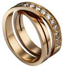 Gold Ring with White Diamonds PNG Clipart - High-quality PNG Clipart Image from ClipartPNG.com