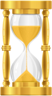 Gold Sand Clock PNG Clip Art  - High-quality PNG Clipart Image from ClipartPNG.com