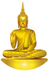 Golden Buddha Statue PNG Clip Art  - High-quality PNG Clipart Image from ClipartPNG.com