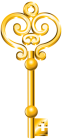 Golden Key PNG Clip Art  - High-quality PNG Clipart Image from ClipartPNG.com
