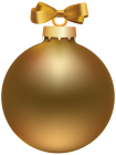 Golden Style Christmas Ball PNG Clipart - High-quality PNG Clipart Image from ClipartPNG.com