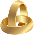 Golden Wedding Rings PNG Clip Art  - High-quality PNG Clipart Image from ClipartPNG.com
