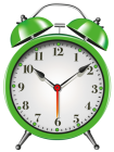 Green Alarm Clock PNG Clip Art  - High-quality PNG Clipart Image from ClipartPNG.com