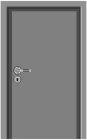 Grey Door PNG Clip Art - High-quality PNG Clipart Image from ClipartPNG.com