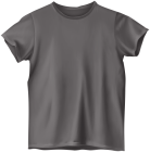 Grey T Shirt PNG Clip Art - High-quality PNG Clipart Image from ClipartPNG.com