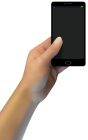 Hand with Smartphone PNG Clip Art  - High-quality PNG Clipart Image from ClipartPNG.com