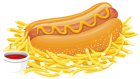 Hot Dog with Ketchup PNG Clipart  - High-quality PNG Clipart Image from ClipartPNG.com