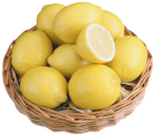 Lemons in Wicker Bowl PNG Clipart - High-quality PNG Clipart Image from ClipartPNG.com