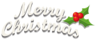 Merry Christmas Decor with Mistletoe PNG Clipart - High-quality PNG Clipart Image from ClipartPNG.com