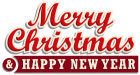Merry Christmas and Happy New Year PNG Clipart - High-quality PNG Clipart Image from ClipartPNG.com
