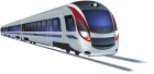 Modern Train PNG Clip Art - High-quality PNG Clipart Image from ClipartPNG.com