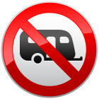 No Caravans Camping Sign PNG Clipart - High-quality PNG Clipart Image from ClipartPNG.com
