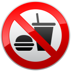 No Eating or Drinking Prohibition Sign PNG Clipart - High-quality PNG Clipart Image from ClipartPNG.com