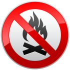 No Fire Prohibition Sign PNG Clipart - High-quality PNG Clipart Image from ClipartPNG.com