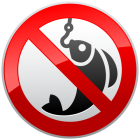 No Fishing Prohibition PNG Clipart - High-quality PNG Clipart Image from ClipartPNG.com