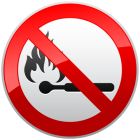 No Naked Flames Prohibition Sign PNG Clipart - High-quality PNG Clipart Image from ClipartPNG.com