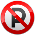 No Parking Prohibition Sign PNG Clipart - High-quality PNG Clipart Image from ClipartPNG.com