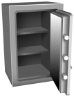 Open Silver Safe PNG Clip Art - High-quality PNG Clipart Image from ClipartPNG.com