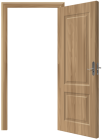 Open Wooden Door PNG Clip Art - High-quality PNG Clipart Image from ClipartPNG.com