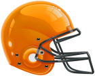 Orange Football Helmet PNG Clip Art - High-quality PNG Clipart Image from ClipartPNG.com
