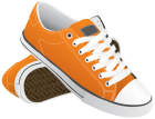 Orange Sneakers PNG Clipart  - High-quality PNG Clipart Image from ClipartPNG.com