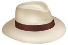 Panama Sun Hat With Brown Ribbon PNG Clipart - High-quality PNG Clipart Image from ClipartPNG.com