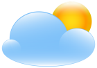 Partly Cloudy with Sun Weather Icon PNG Clip Art - High-quality PNG Clipart Image from ClipartPNG.com