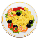 Pasta with Shrimps PNG Clipart  - High-quality PNG Clipart Image from ClipartPNG.com