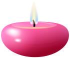 Pink Candles PNG Clip Art