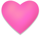 Pink Heart with Shadow PNG Clipart  - High-quality PNG Clipart Image from ClipartPNG.com