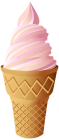 Pink Ice Cream Cone PNG Clip Art - High-quality PNG Clipart Image from ClipartPNG.com