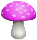 Pink Mushroom PNG Clipart - High-quality PNG Clipart Image from ClipartPNG.com