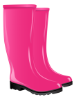 Pink Rubber Boots PNG Clipart
