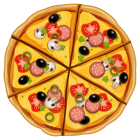 Pizza PNG Clipart  - High-quality PNG Clipart Image from ClipartPNG.com