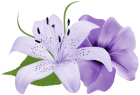 Purple Deco Flowers PNG Clipart - High-quality PNG Clipart Image from ClipartPNG.com