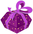 Purple Gift Box with Stars PNG Clipart  - High-quality PNG Clipart Image from ClipartPNG.com