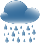 Rain Cloud Weather Icon PNG Clip Art - High-quality PNG Clipart Image from ClipartPNG.com