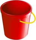 Red Bucket PNG Clipart - High-quality PNG Clipart Image from ClipartPNG.com