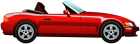 Red Cabriolet Car PNG Clip Art  - High-quality PNG Clipart Image from ClipartPNG.com