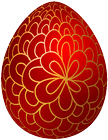 Red Decorative Easter Egg PNG Clip Art - High-quality PNG Clipart Image from ClipartPNG.com
