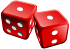 Red Dices PNG Clipart - High-quality PNG Clipart Image from ClipartPNG.com