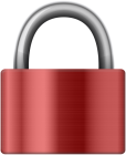 Red Iron Padlock PNG Clip Art - High-quality PNG Clipart Image from ClipartPNG.com