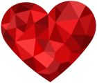 
Red Mosaic Heart PNG Clipart