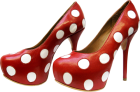 Red Polka Dot Heels PNG Clipart  - High-quality PNG Clipart Image from ClipartPNG.com