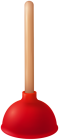 Red Rubber Sink Plunger PNG Image - High-quality PNG Clipart Image from ClipartPNG.com