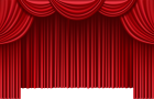 Red Theater Curtains PNG Clip Art  - High-quality PNG Clipart Image from ClipartPNG.com