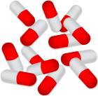 Red White Pills PNG Clip Art - High-quality PNG Clipart Image from ClipartPNG.com